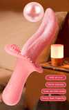 Rose Realistic Tongue Licking Massage Vibrator