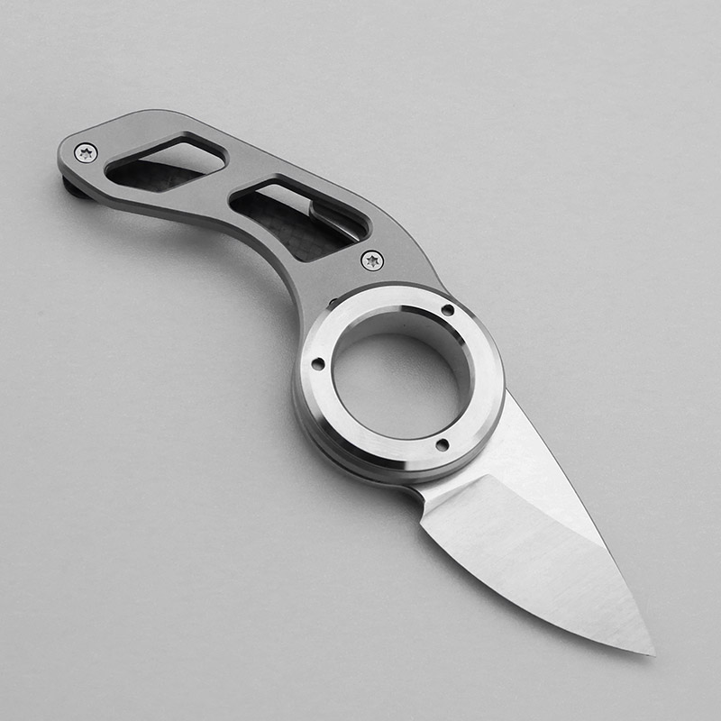 🎁TikTok Last Day Sale - 70% OFF🎉Mini G10 Handle Outdoor Folding Steel Ring Camping Knife