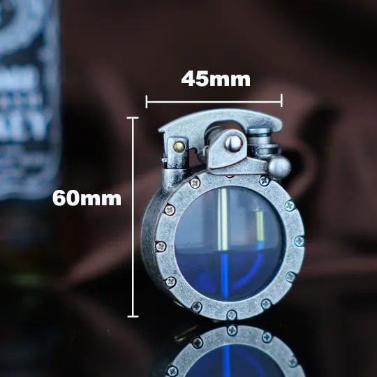 🔥Letzter Tag 61% RABATT 🎁Vintage Transparentes Trench-Kerosin-Antik-Steampunk-Feuerzeug