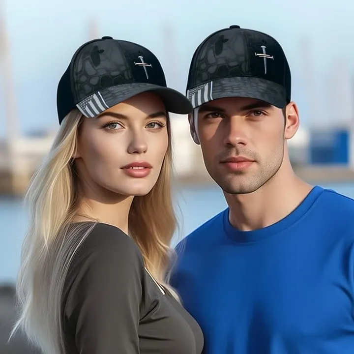 ✝️Adjustable Flexfit Jesus 3 Nail Cross Hat🎁 - BUY 3 FREE SHIPPING