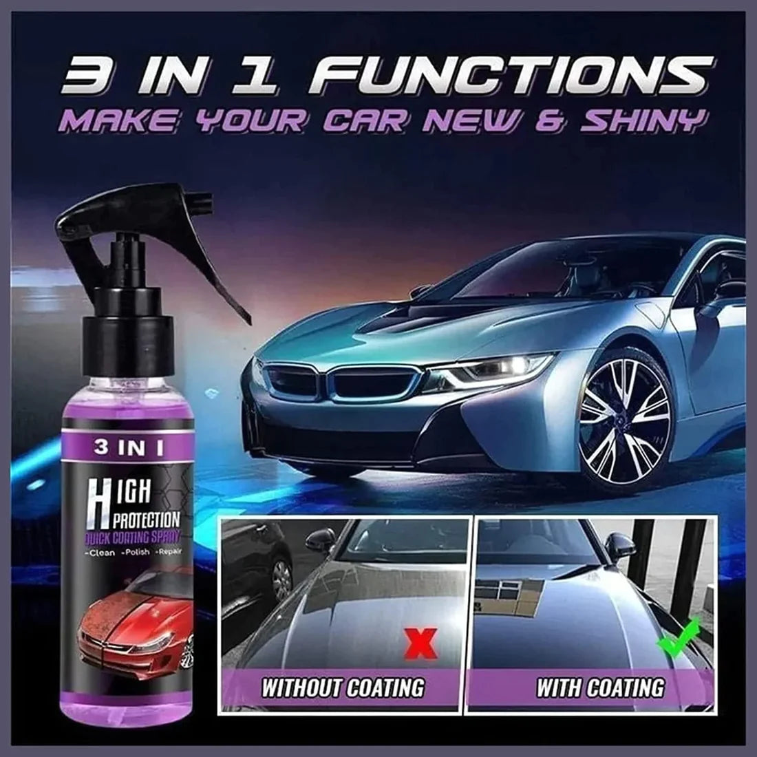 🔥Last Day Sale - 50% OFF🎁3 in 1 Ceramic Shiner & High Protection Coating ™ (Buy 1 Get 1 Free)