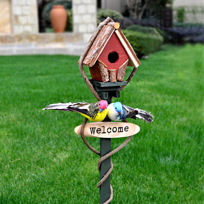 🐝September Special: 50% off! Handmade outdoor birdhouses and garden decorations