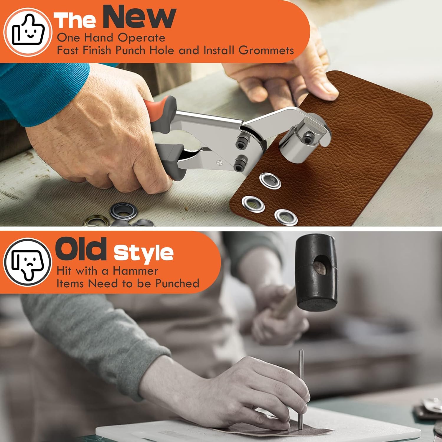 🍂TikTok Fall Sale — Last Day 70% OFF🎉Heavy-Duty Professional Grommet Tool Kit