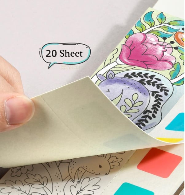 (🎅EARLY CHRISTMAS SALE-49% OFF) Pocket Watercolor Painting Book - BUY 4 GET EXTRA 20% OFF