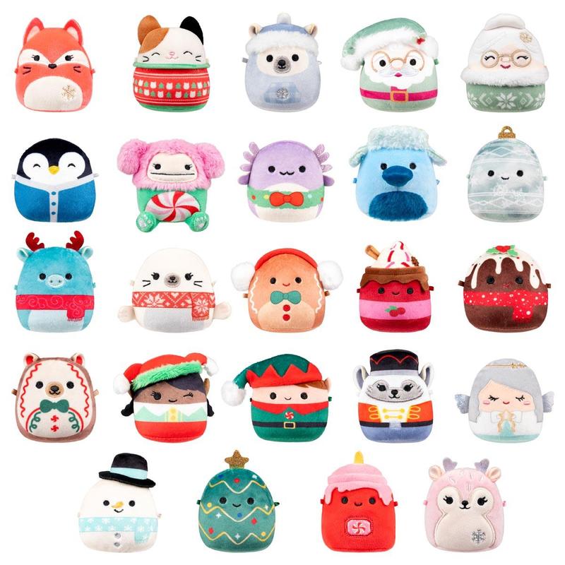 🎁TikTok Last Day Sale - 70% OFF🎅2026 Squishmallows 24-Day Micromallows Holiday Plush Advent Calendar