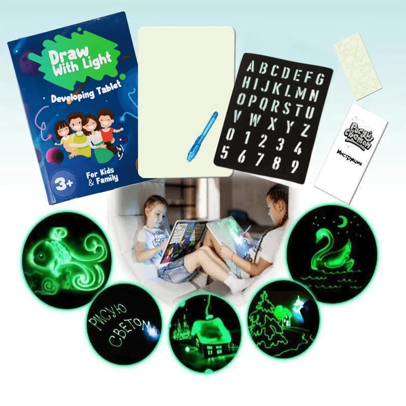 (🎅EARLY XMAS SALE - Buy 2 Get Extra 10% OFF) Light Drawing - Fun And Developing Toy