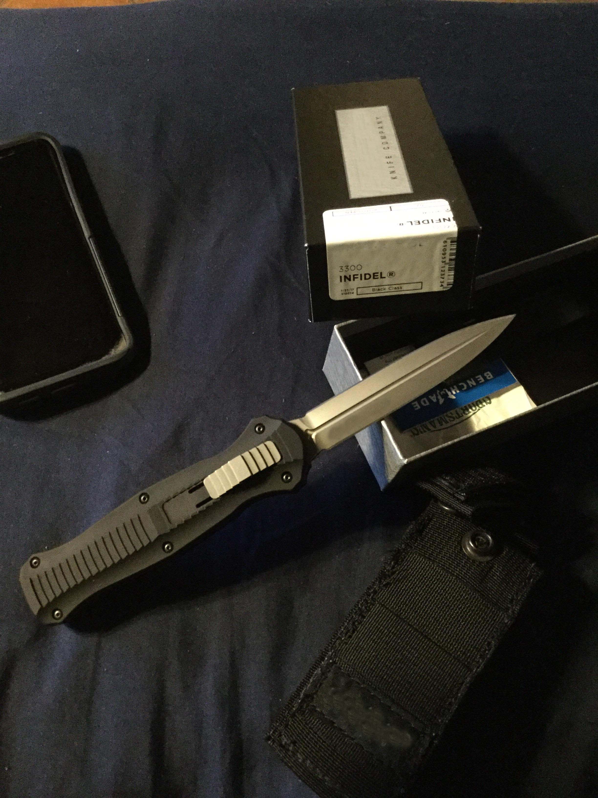 Infidel D/E Dagger OTF Automatic Knife (7.56