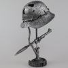 🔥Epochenübergreifende Lichtquelle— Stahlhelm-Helm-Tischlampe