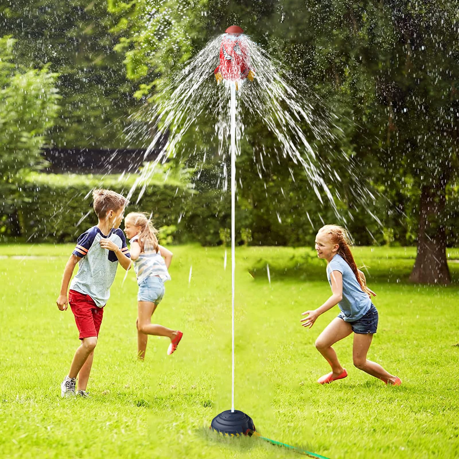 🔥2025 Summer Toy Outdoor Yard Rocket Sprinkler