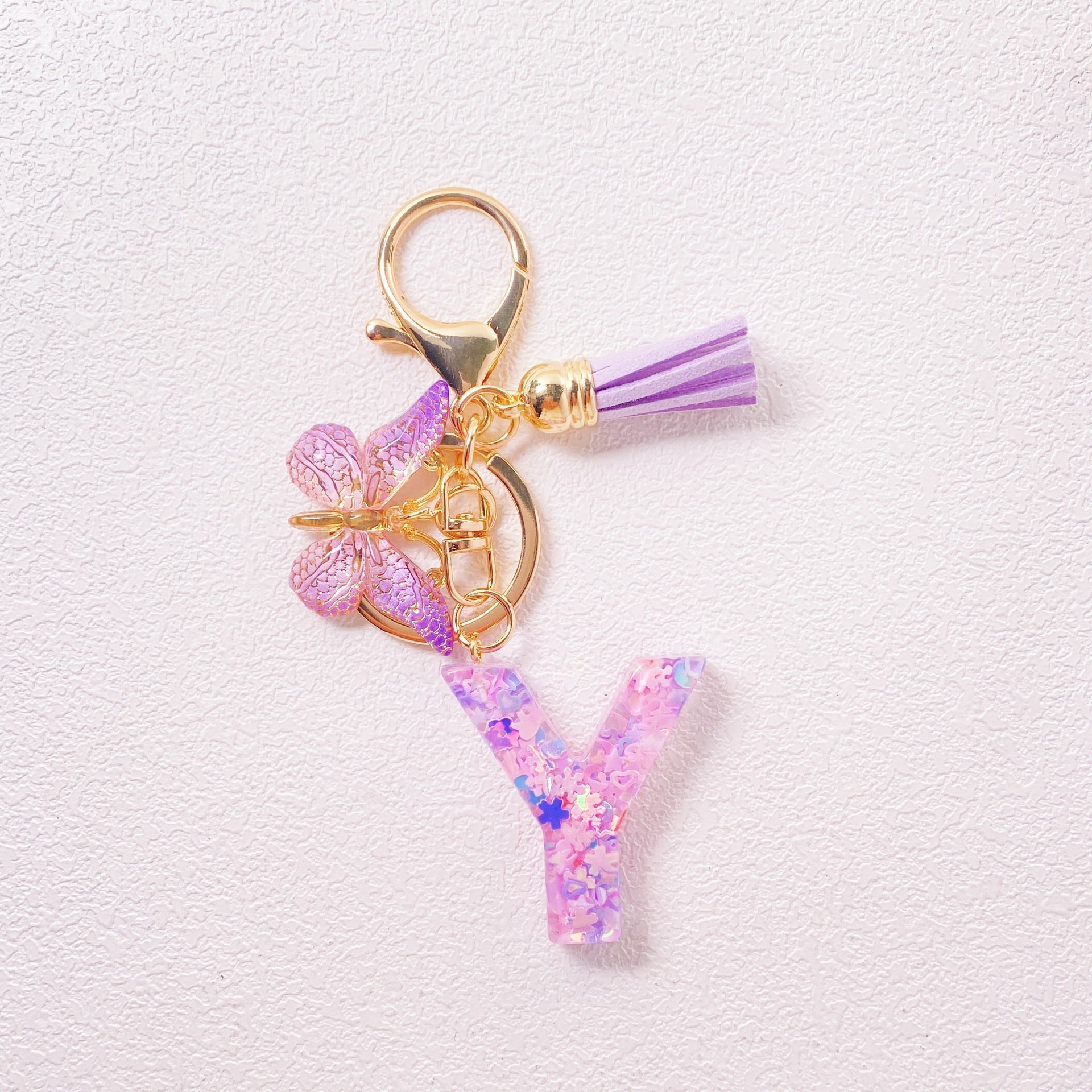 🎄TikTok Christmas Sale - 70% OFF🎄Initial Letter Keychains🦋