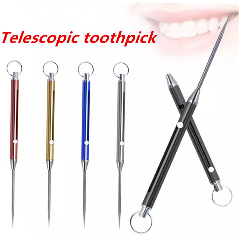 🔥(Last Day Sale- 50% OFF) Titanium Alloy EDC Toothpick - Buy 2 Get 1 Free