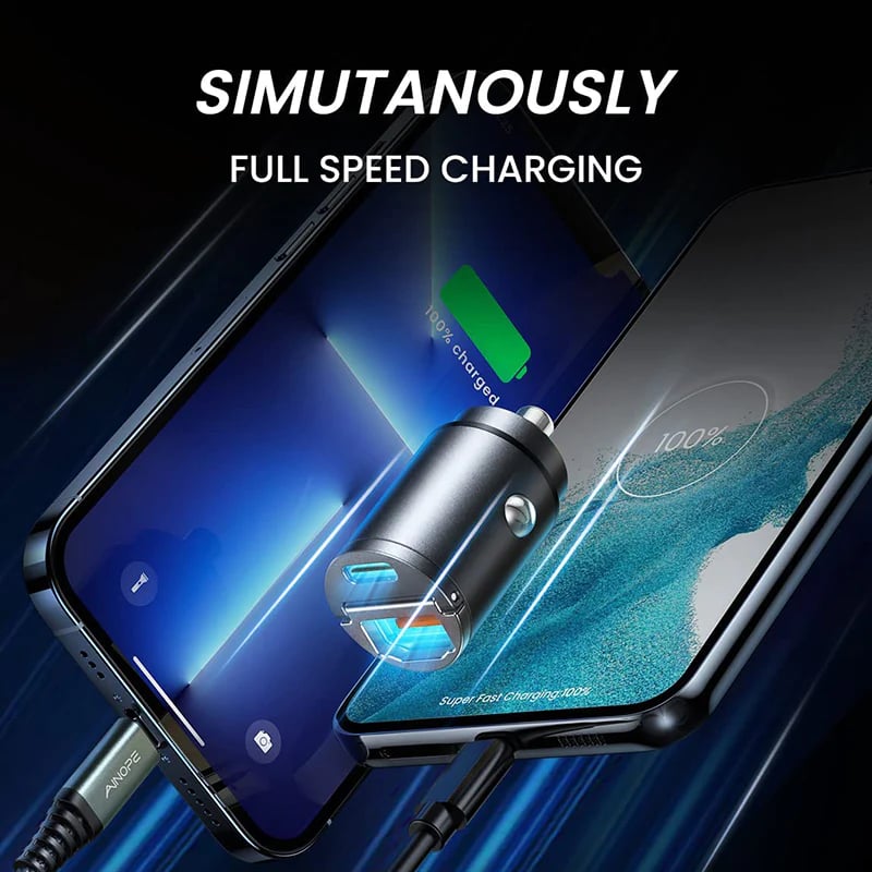 (🔥Last Day 50% OFF) Multi Compatible 100W Fast Charging Car Charger- Buy 2 Free Shipping