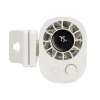 Car Clip On Fan with LED Display -360° Rotation, 100 Speeds Adjustable, USB Rechargeable