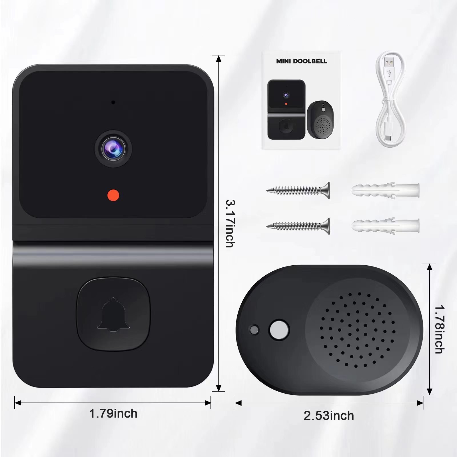 🔥Last Day Promotion 48% OFF-🎁- Wireless Video Doorbell With Camera