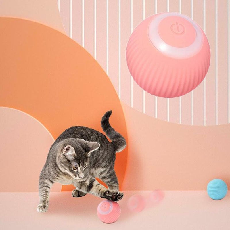 (🌲Early Christmas Sale- 50% OFF) 😻Interactive Toy for Cats-Self Rolling Ball