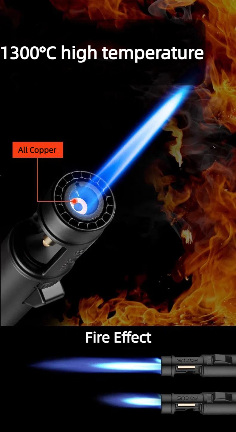 (🔥Christmas Hot Sale- 49% OFF) Outdoor Multifunctional Windproof Straight Flame Lighter