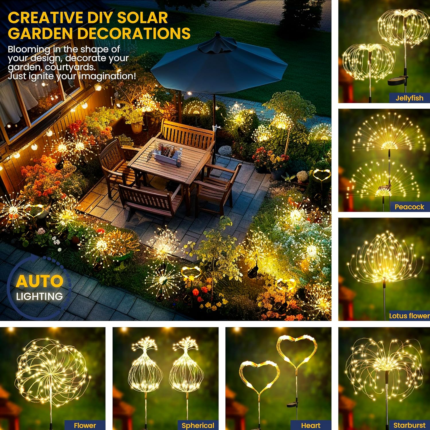 💥LAST DAY SALE 50% OFF💥Solar Garden Lights