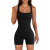 [Last Day Promotion 49% OFF] Seamless Square Neck One Piece Sport Romper Or Jumpsuit