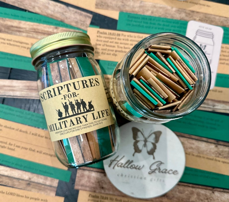 Military Bible Verse Jar