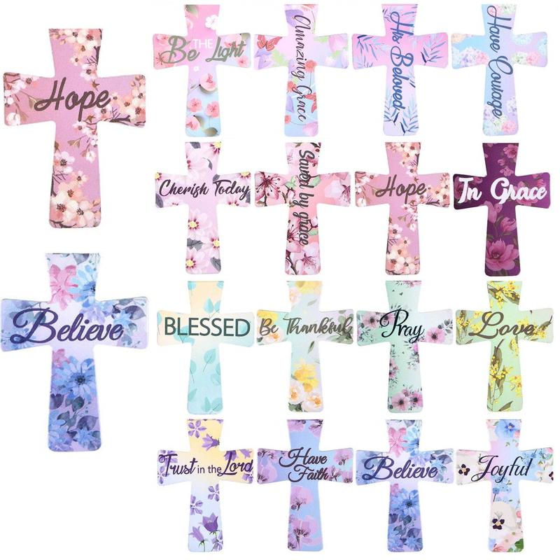 🔥Last Day 50% OFF - 📖12 Pcs Magnetic Cross Bookmarks Gifts for Bible Study, Readers, Teachers, Students🌸✝️