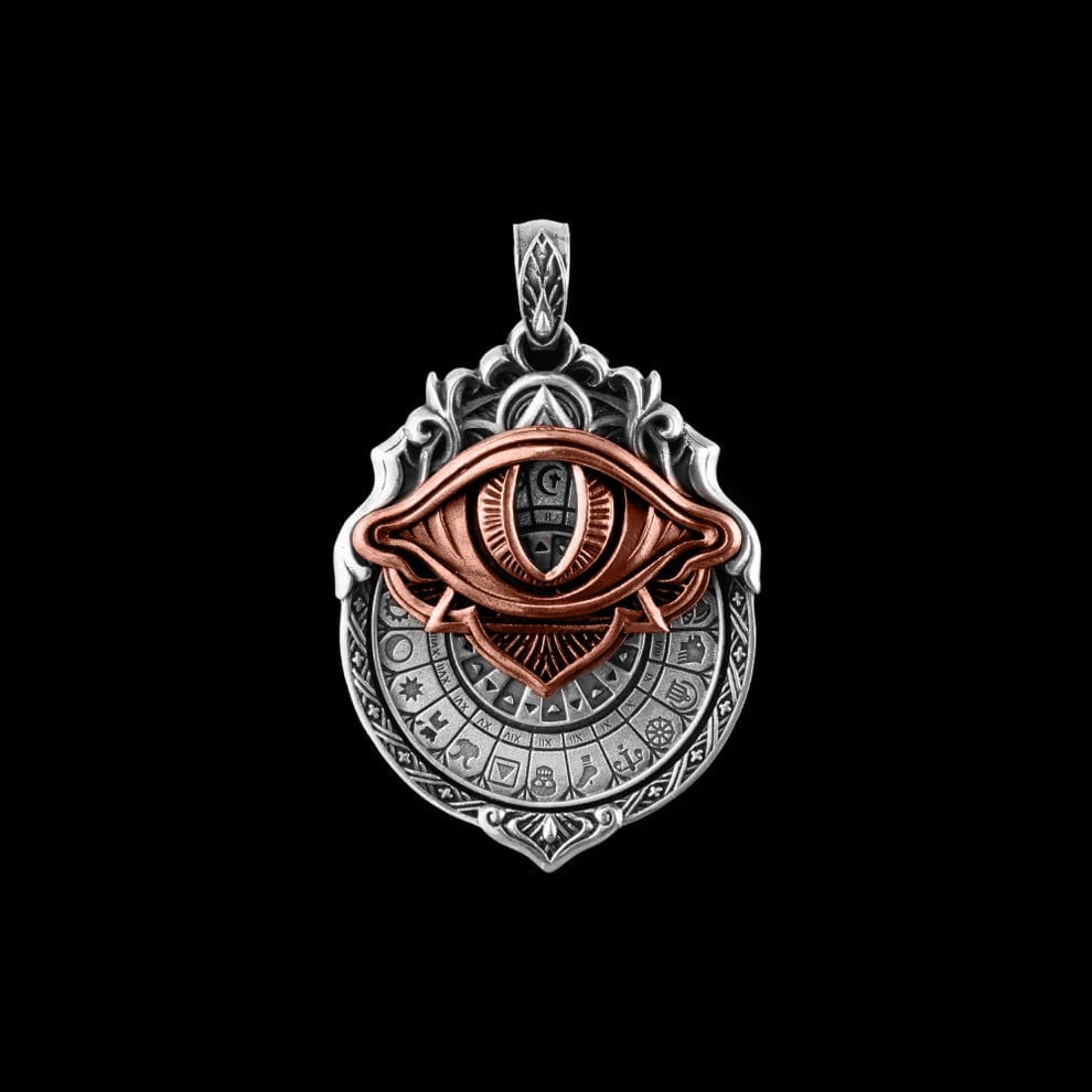Last Day Promotion 70% OFF - 👁️‍🗨️Handmade Tarot Vision Pendant: Connect to Cosmic Wisdom Anytime (❤Cheat Sheet Included)