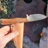 Made in Montana Handmade Hunting with Natural Wood D2 Steel Brass Guard
