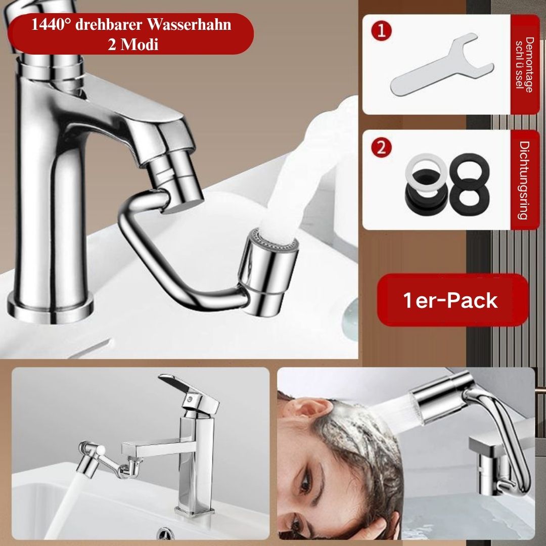 🔥Letzter Tag 49% Rabatt🚰1440° drehbarer Wasserhahn‑Perlator