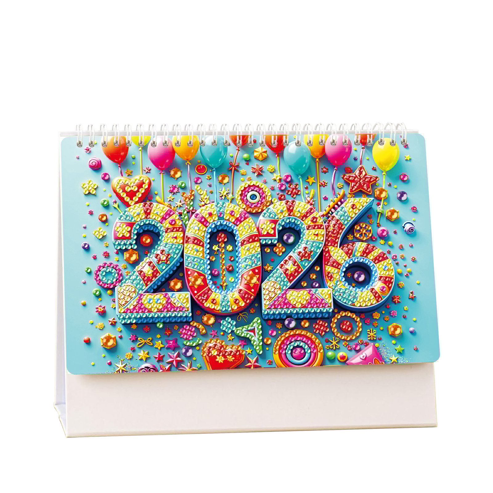 🔥Last Day Promotion 50% OFF🔥2026 DIY Special Shape Desktop Diamond Standing Calendar