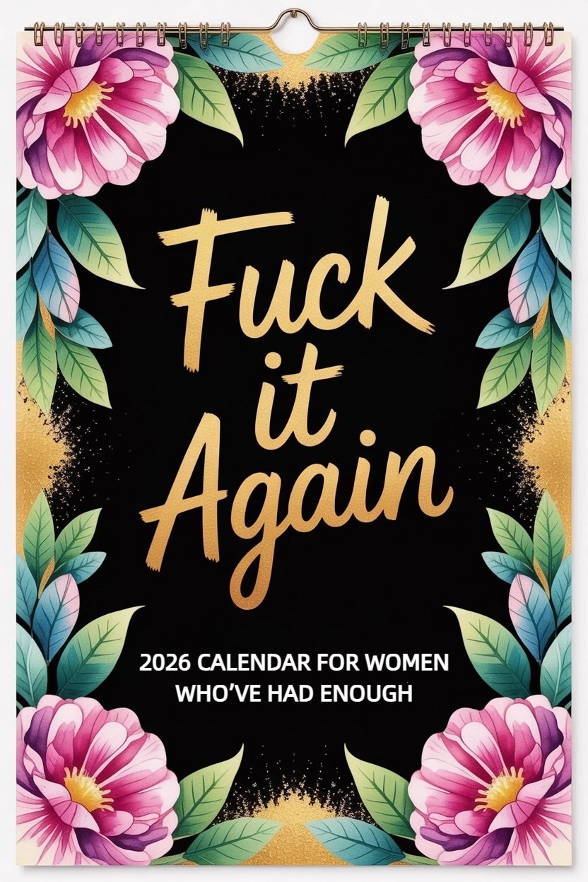 🔥Fuck It Again – 2026 Calendar For Women Who've Had Enough