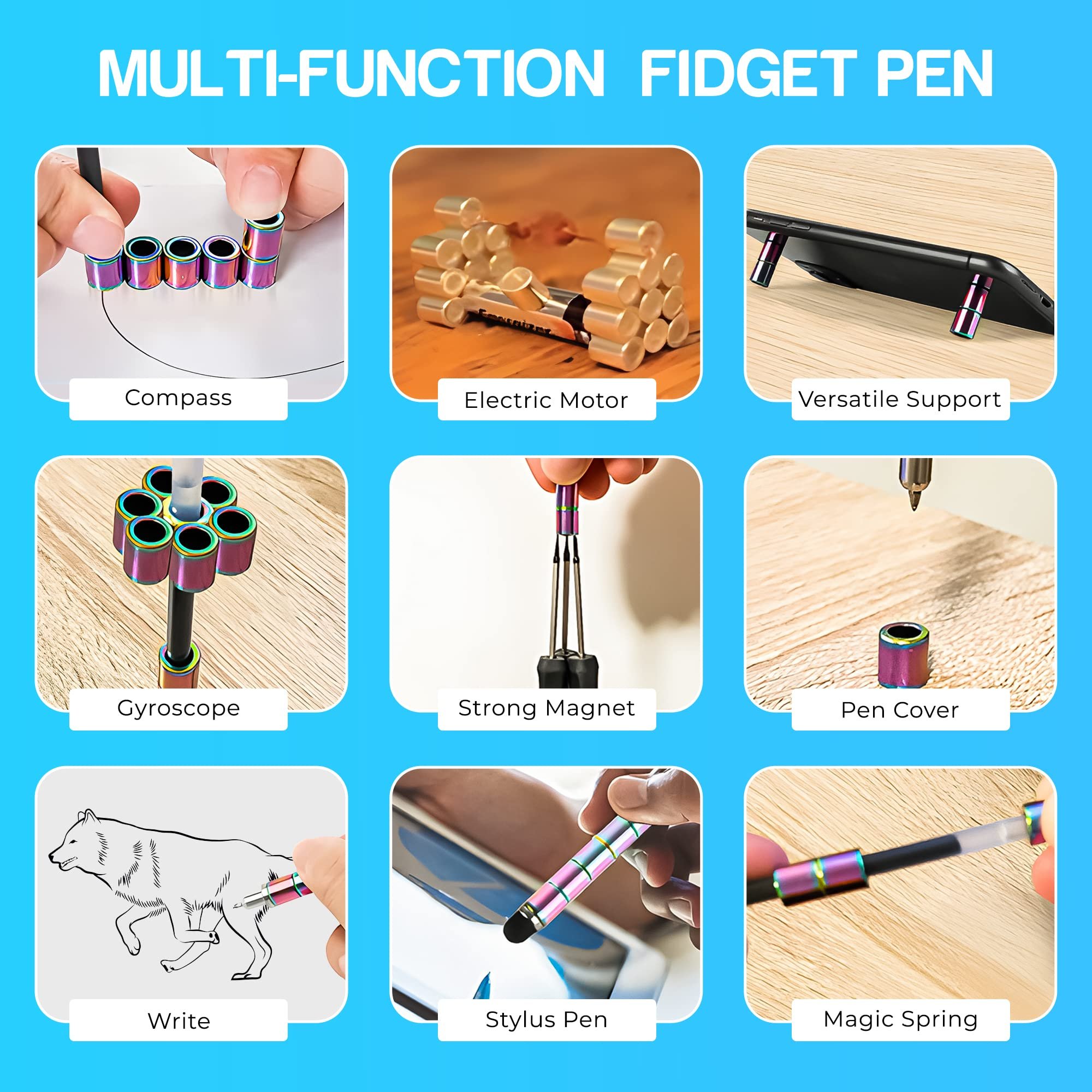 (🌲Early Christmas Sale- 49% OFF) Magnetic Fidget Pen🖊️