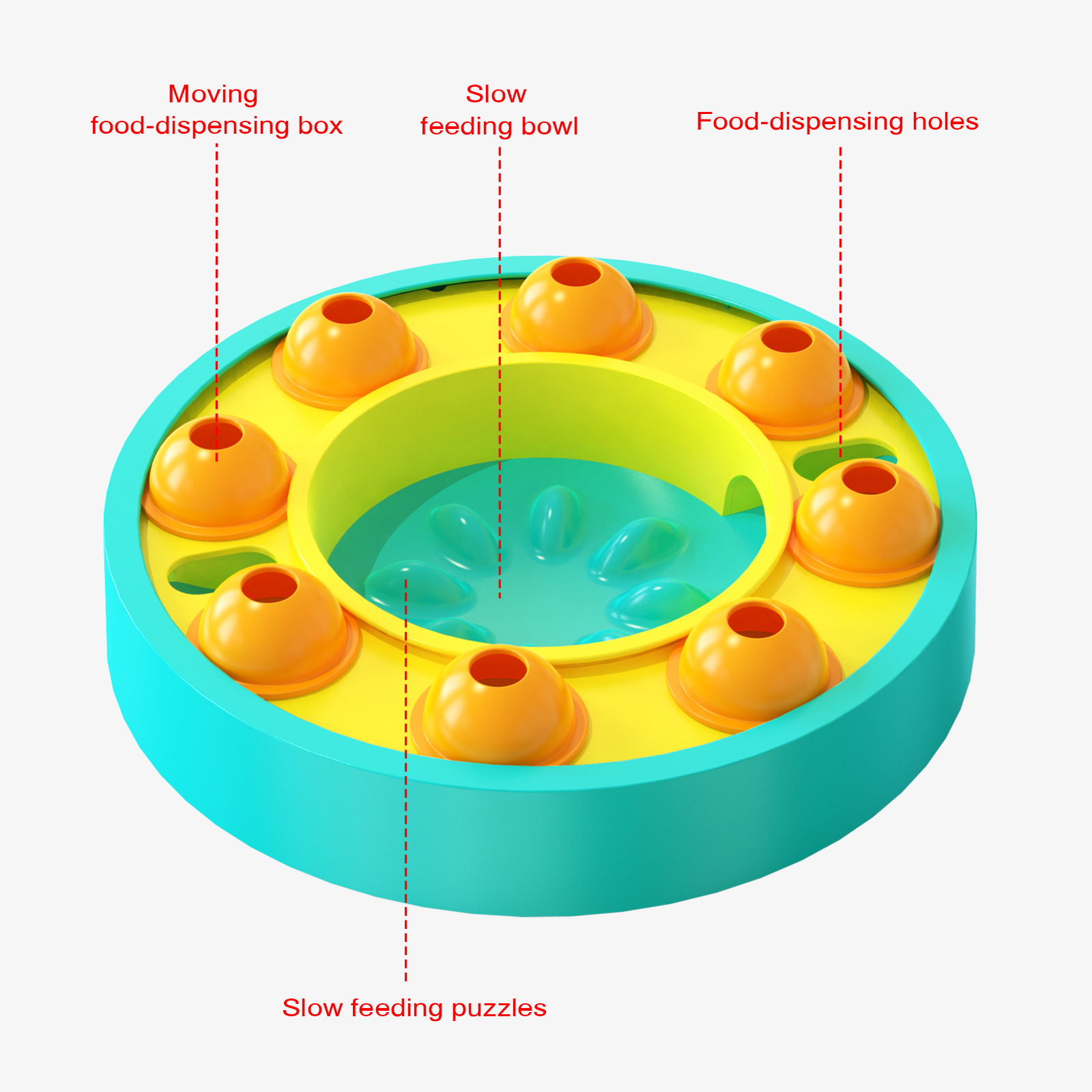 Wisdom Dog Toys Slow Leakage Feeding Training