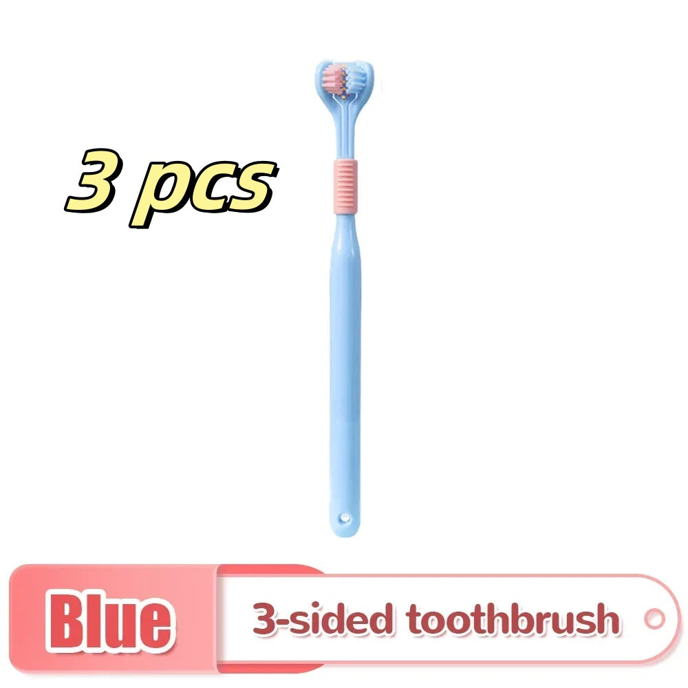 💥LAST DAY SALE 40% OFF💥3D Stereo Three-Sided Toothbrush