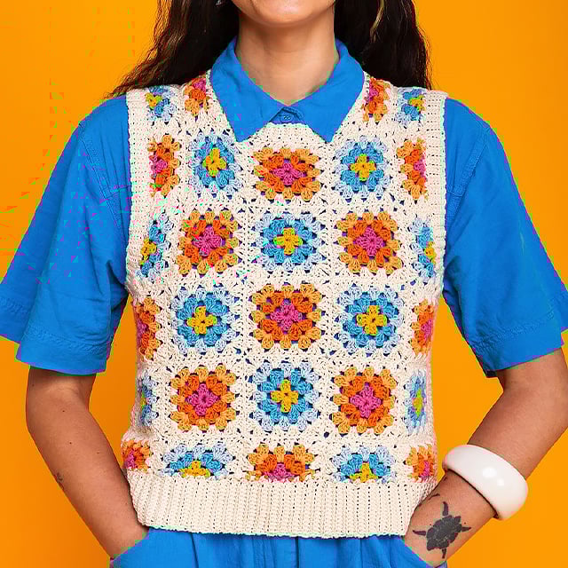 🔥Last Day Promotion 50% OFF🔥[50 Unique Designs]Granny Square Crochet Card Set