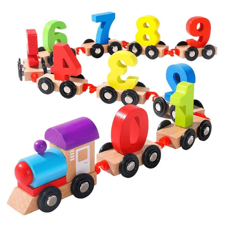 💥Hot Sale💥 Preschool Education Wooden Train Toy