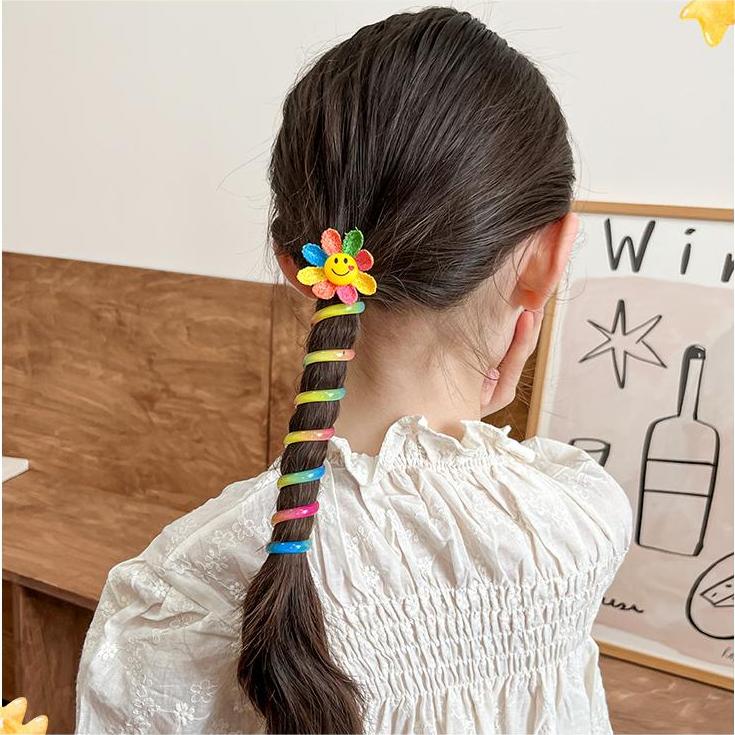 🔥BIG SALE - 50% OFF🔥Colorful Telephone Wire Hair Bands for Kids