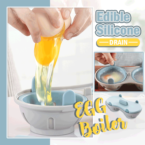 🎄Christmas Deals-49% OFF🎁Edible Silicone Drain Egg Boiler Set, Buy 2 Free Shipping
