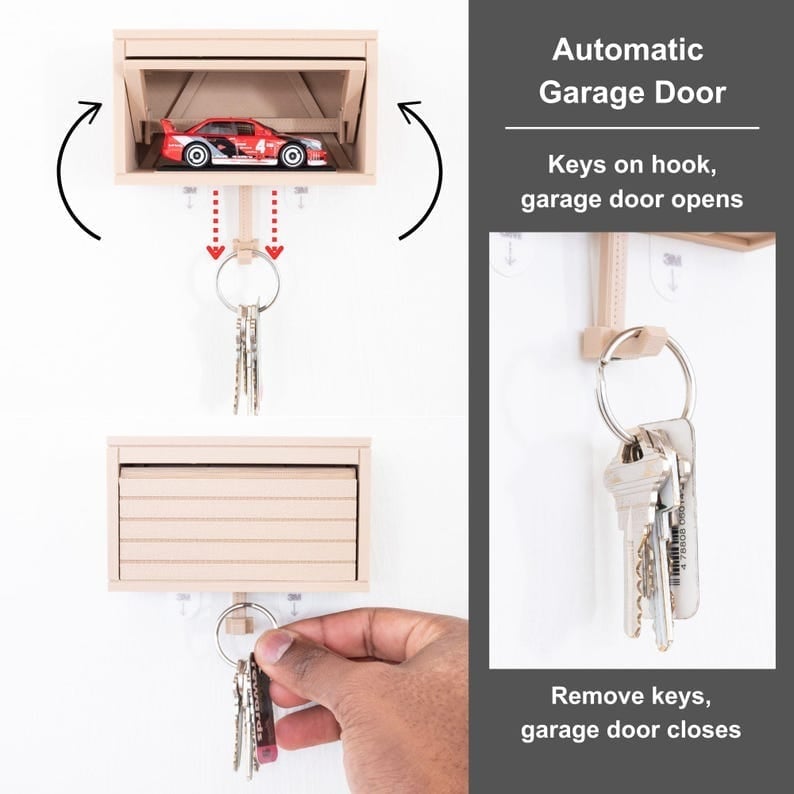 ✨Last Day 49% OFF - Auto Garage Key Holder - Interactive Opening Door