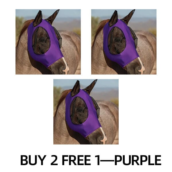 🔥Last day 54% off🔥Equine Mask Anti-Fly Mesh-- Buy 2 Free 1