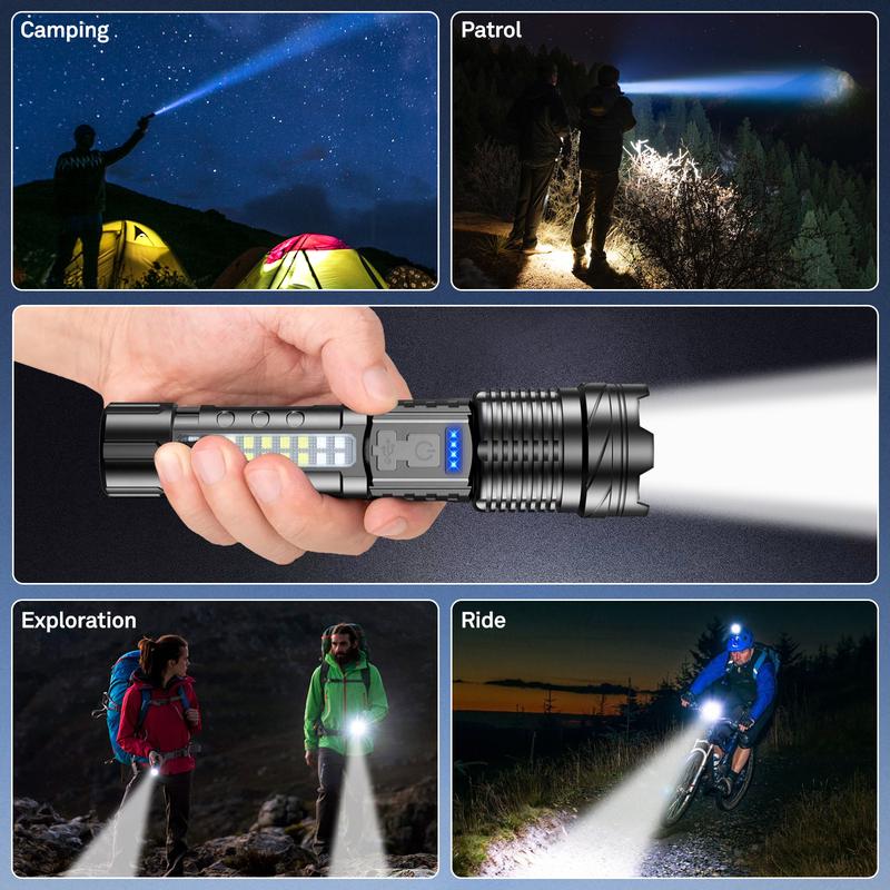 TikTok Last Day Promotion -60% OFF🎉Outdoor Flashlight -🔦With Warning Work Light