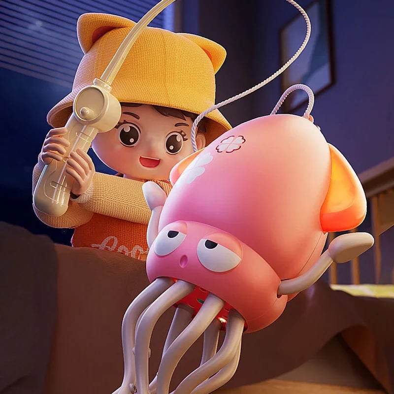🐙Dancing Octopus Toy– Obstacle-Sensing & Auto Movement