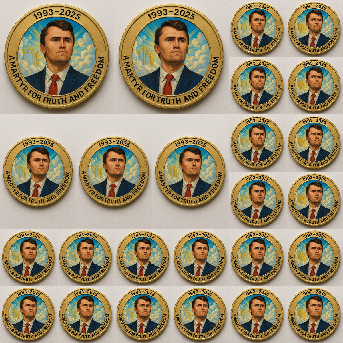 🙏60% OFF For Charlie's Fans - 🎗️🕊️Charlie Kirk Memorial Coin