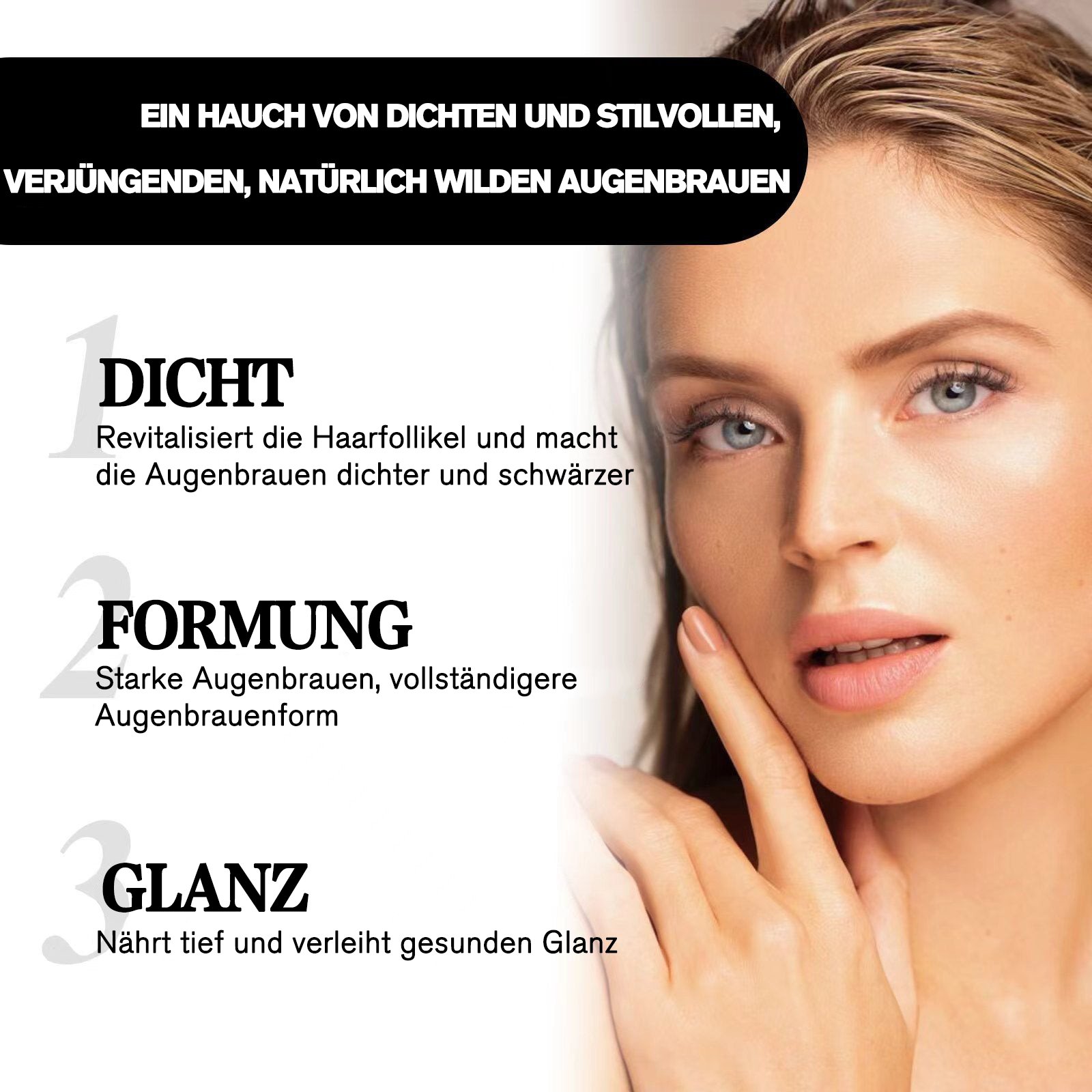 OTEH™ Wimpern Luxus Rizinusöl Veganes Wuchsserum