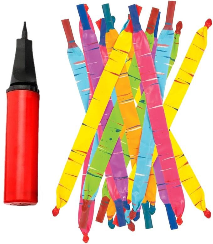 ✨LETZTER TAG 49 % RABATT🔥 [100er-Pack] Raketenballons plus 1 einfach zu bedienende Pumpe – Party-Pack