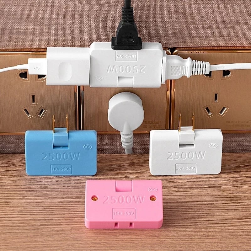 🔥(Early Christmas Sale 49% OFF) 3 Way Rotatable Socket Converter,BUY 5 GET 5 FREE(10PCS)🔥FREE SHIPPING