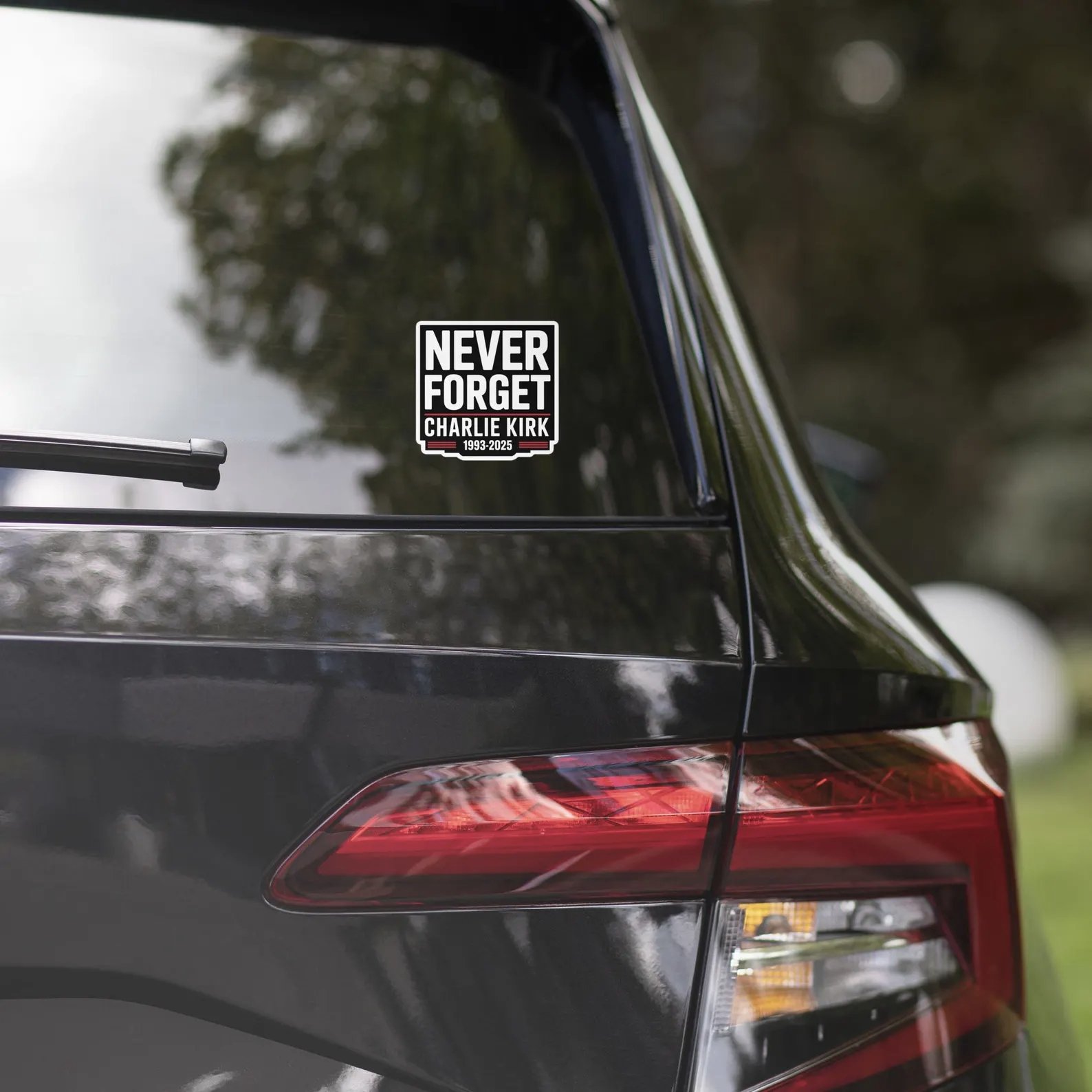 Charlie Patriot Decal – Premium Car Window Sticker for True Americans