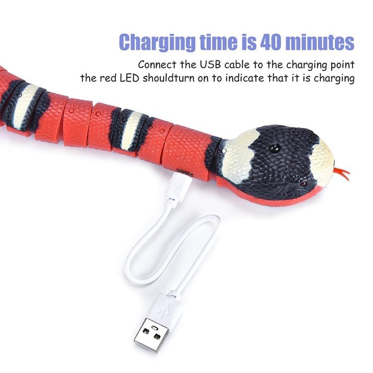 🐍Black Friday Sale & Free Shipping✨Smart Sensing Snake Electron Interactive Cat Toys