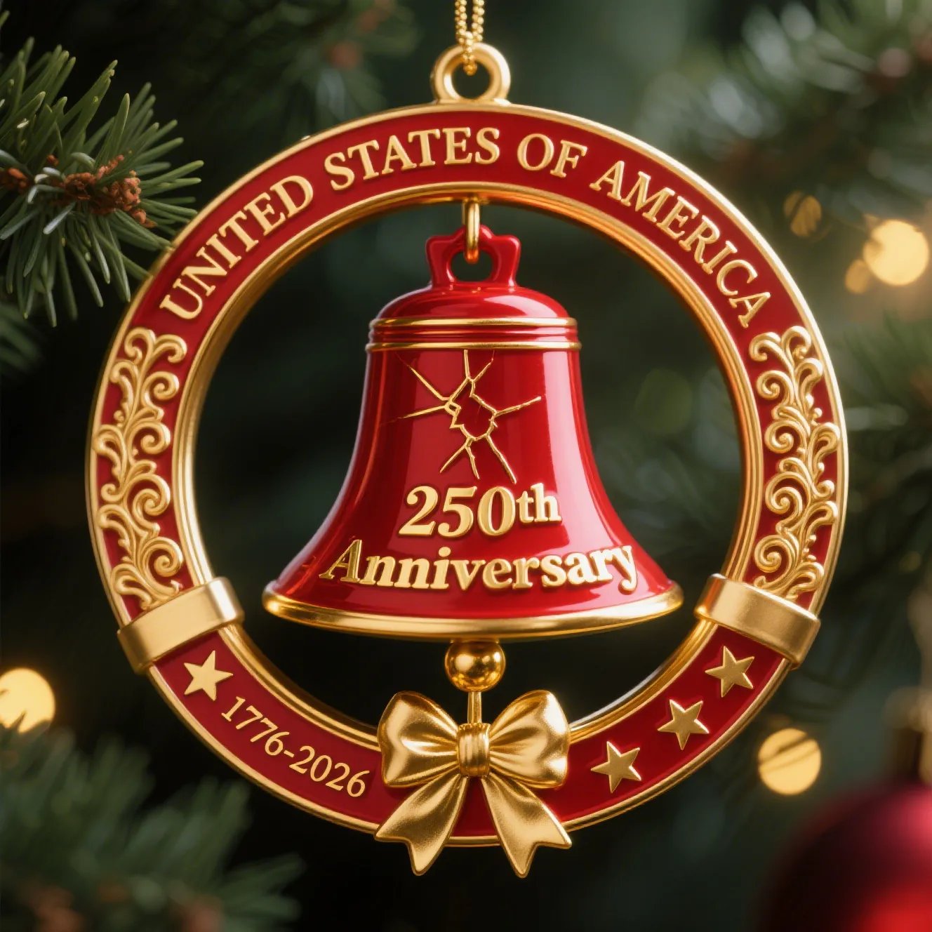 🔔United States 250th Anniversary Liberty Bell Ornament