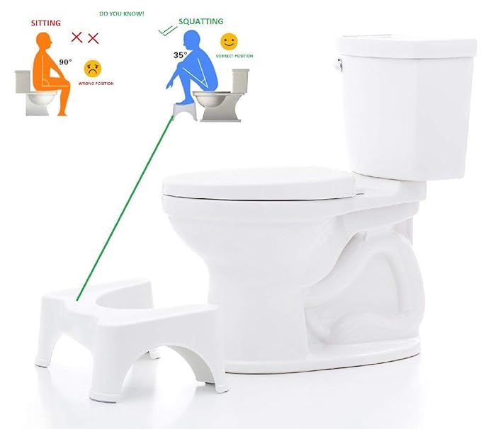 🩺👨🏻‍⚕️🚽Foldable Toilet Stool for family – Portable Squatting Poop Stool with Air Freshener Holder, Space-Saving Bathroom Step for Better Digestion & Odor Control with Doctor's Approved 🩺👨🏻‍⚕️🚽