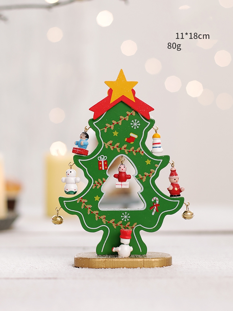 🎅LAST DAY SALE 50% OFF💥DIY Wooden Mini Christmas Tree Set