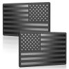 🎁TikTok Last Day Sale - 70% OFF🎉3D All-Black American Flag Emblem Decal